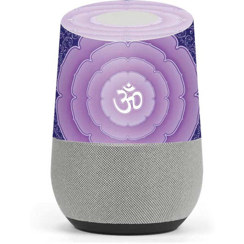 Sanskrit Purple Google Home Skin